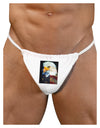 Patriotic Bald Eagle - American Flag Mens G-String Underwear by TooLoud-Mens G-String-LOBBO-White-Small/Medium-Davson Sales