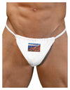 Colorado Mtn Sunset Mens G-String Underwear-Mens G-String-LOBBO-White-Small/Medium-Davson Sales