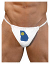 Atlanta Georgia Flag Mens G-String Underwear-Mens G-String-LOBBO-White-Large/XL-Davson Sales