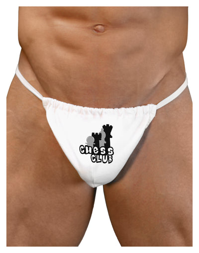 Chess Club Mens G-String Underwear by TooLoud-Mens G-String-LOBBO-White-Small/Medium-Davson Sales