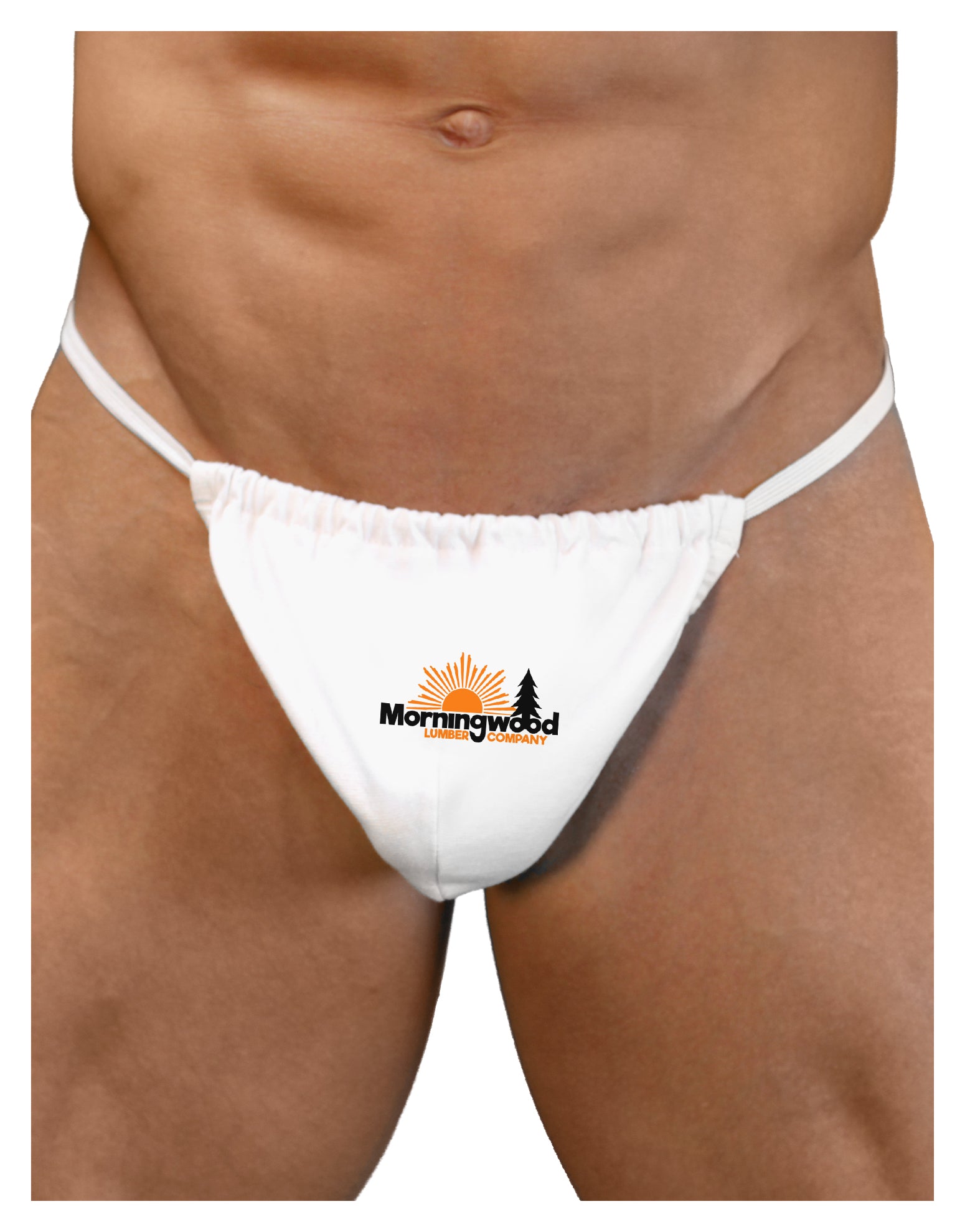 Morningwood Company Funny Mens G-String Underwear by TooLoud