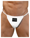 Colorado - United States Shape Mens G-String Underwear by TooLoud-Mens G-String-LOBBO-White-Small/Medium-Davson Sales