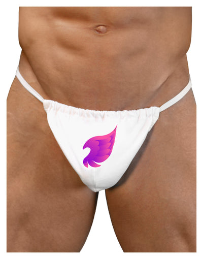 Cute Single Angel Wing Mens G-String Underwear-Mens G-String-LOBBO-White-Small/Medium-Davson Sales