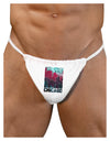 Chicago Abstract 2 Mens G-String Underwear-Mens G-String-LOBBO-White-Large/XL-Davson Sales