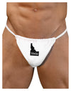 Idaho - United States Shape Mens G-String Underwear by TooLoud-Mens G-String-LOBBO-White-Small/Medium-Davson Sales