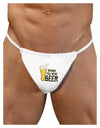 Wishin you were Beer Mens G-String Underwear-Mens G-String-LOBBO-White-Small/Medium-Davson Sales