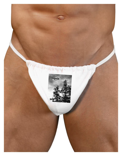 UFO Sighting - Extraterrestrial Mens G-String Underwear by TooLoud-Mens G-String-LOBBO-White-Small/Medium-Davson Sales