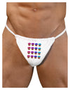 Colorful Cupcake Pattern Mens G-String Underwear by TooLoud-Mens G-String-TooLoud-White-Small/Medium-Davson Sales