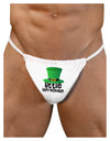 Little Leprechaun - St. Patrick's Day Mens G-String Underwear by TooLoud-Mens G-String-TooLoud-White-Small/Medium-Davson Sales