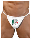 Hecho en Mexico Design - Mexican Flag Mens G-String Underwear by TooLoud-Mens G-String-LOBBO-White-Small/Medium-Davson Sales