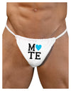 Matching Soulmate Design - Mate - Blue Mens G-String Underwear by TooLoud-Mens G-String-TooLoud-White-Small/Medium-Davson Sales