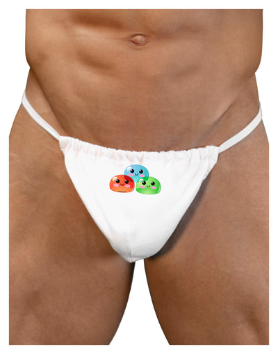 Cute RPG Slime - Trio Mens G-String Underwear by TooLoud-Mens G-String-LOBBO-White-Small/Medium-Davson Sales