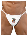TooLoud Hawkins AV Club Mens G-String Underwear-Mens G-String-LOBBO-White-Small/Medium-Davson Sales