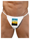 Three Crosses Sunrise - He Is Risen Mens G-String Underwear by TooLoud-Mens G-String-LOBBO-White-Small/Medium-Davson Sales