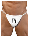 Cat Peeking Mens G-String Underwear by TooLoud-Mens G-String-LOBBO-White-Small/Medium-Davson Sales