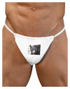 Staring Black Bear Mens G-String Underwear-Mens G-String-LOBBO-White-Small/Medium-Davson Sales