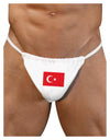 Turkey Flag Mens G-String Underwear by TooLoud-Mens G-String-LOBBO-White-Small/Medium-Davson Sales