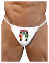 Whats Crackin - Deez Nuts Mens G-String Underwear by LOBBO-Mens G-String-LOBBO-White-Small/Medium-Davson Sales