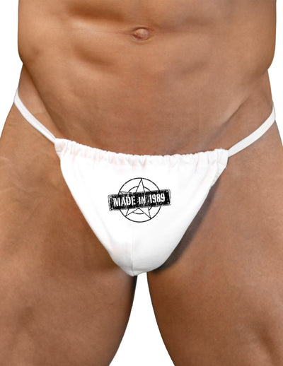 30th Birthday Gift Made in 1989 Mens G-String Underwear by TooLoud-LOBBO-White-Small/Medium-Davson Sales