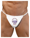TooLoud No one can hurt me without my permission Ghandi Mens G-String Underwear-Mens G-String-LOBBO-White-Small/Medium-Davson Sales