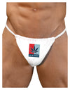 Yes We Cannabis - Marijuana Leaf Mens G-String Underwear-Mens G-String-LOBBO-White-Small/Medium-Davson Sales