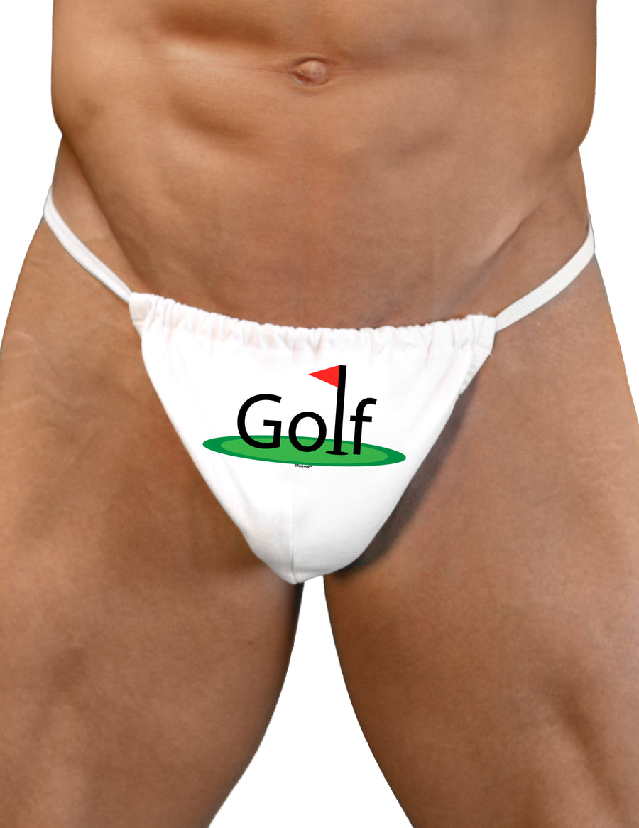 Golf Mens G-String Underwear-Mens G-String-LOBBO-White-Small/Medium-Davson Sales