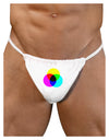 CMYK Color Model Mens G-String Underwear by TooLoud-Mens G-String-TooLoud-White-Small/Medium-Davson Sales