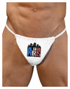 Je Suis Paris - Strong Mens G-String Underwear by LOBBO-Mens G-String-LOBBO-White-Small/Medium-Davson Sales