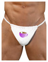 Cute Hot Cocoa Christmas Mens G-String Underwear-Mens G-String-LOBBO-White-Small/Medium-Davson Sales