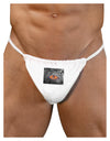 Monarch Butterfly Photo Mens G-String Underwear-Mens G-String-LOBBO-White-Small/Medium-Davson Sales