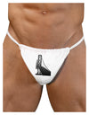 San Francisco Bay Bridge Mens G-String Underwear-Mens G-String-LOBBO-White-Small/Medium-Davson Sales