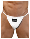 Pennsylvania - United States Shape Mens G-String Underwear by TooLoud-Mens G-String-LOBBO-White-Small/Medium-Davson Sales