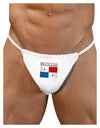 Panama Flag Mens G-String Underwear-Mens G-String-LOBBO-White-Small/Medium-Davson Sales