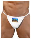 Crags in Colorado Mens G-String Underwear by TooLoud-Mens G-String-LOBBO-White-Small/Medium-Davson Sales