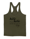 Love Isn't Love Until You Give It Away Mens String Tank Top-Men's String Tank Tops-LOBBO-Army-Green-Small-Davson Sales