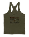 Everyday Is Halloween Mens String Tank Top-Men's String Tank Tops-LOBBO-Army-Green-Small-Davson Sales