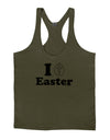 I Egg Cross Easter Design Mens String Tank Top by TooLoud-LOBBO-Army-Green-Small-Davson Sales