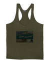 TooLoud Welcome to Palm Springs Collage Mens String Tank Top-Men's String Tank Tops-LOBBO-Army-Green-Small-Davson Sales