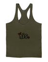 Matching His and Hers Design - His - Red Bow Mens String Tank Top by TooLoud-TooLoud-Army-Green-Small-Davson Sales