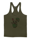 Bunny Hatching From Egg Mens String Tank Top-Men's String Tank Tops-LOBBO-Army-Green-Small-Davson Sales