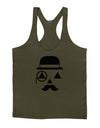 Gentleman Jack-o-lantern Mens String Tank Top-Men's String Tank Tops-LOBBO-Army-Green-Small-Davson Sales