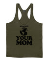 Respect Your Mom - Mother Earth Design Mens String Tank Top-Men's String Tank Tops-LOBBO-Army-Green-Small-Davson Sales