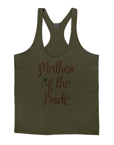 Mother of the Bride - Diamond - Color Mens String Tank Top-Men's String Tank Tops-LOBBO-Army-Green-Small-Davson Sales