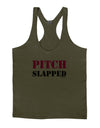 Pitch Slapped - Pink Mens String Tank Top-Men's String Tank Tops-LOBBO-Army-Green-Small-Davson Sales