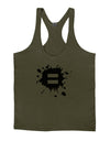 Equal Paint Splatter Mens String Tank Top by TooLoud-LOBBO-Army-Green-Small-Davson Sales