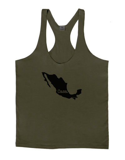 Mexico - Casa - Cinco De Mayo Mens String Tank Top-Men's String Tank Tops-LOBBO-Army-Green-Small-Davson Sales