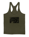 San Juan Mountain Range 2 Mens String Tank Top-Men's String Tank Tops-LOBBO-Army-Green-Small-Davson Sales