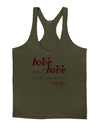 Love Isn't Love Until You Give It Away - Color Mens String Tank Top-Men's String Tank Tops-LOBBO-Army-Green-Small-Davson Sales