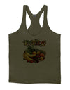 Fruity Fruit Basket 2 Mens String Tank Top-Men's String Tank Tops-LOBBO-Army-Green-Small-Davson Sales