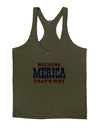Because Merica That's Why Mens String Tank Top-Men's String Tank Tops-LOBBO-Army-Green-Small-Davson Sales